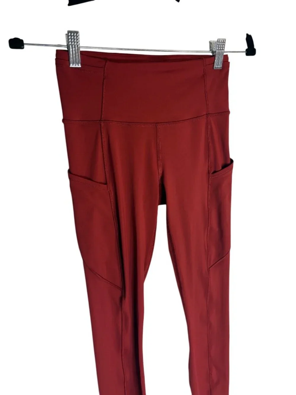 Lululemon Fast Free Full Length Tight Nulux Full Length Red-sz 4